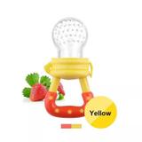 Chupeta Alimentadora com Bico de Silicone Babypop BTJP8035 Amarelo