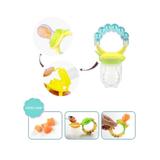 Chupeta Alimentadora com Chocalho e Bico de Silicone Babypop JBTP8088 Laranja