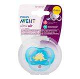 Chupeta Avent 0-6 Meses Ultra Air Boys Decorada Dino - Philips avent