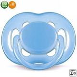 Chupeta Avent 6 A 18 Meses Azul 100% Freeflow com capa protetora