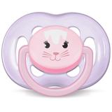 Chupeta Avent Freeflow Gato Meninas - 6 a 18 meses - Philips Avent - Philips-avent