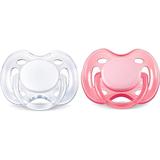 Chupeta Avent Philips Freeflow Rosa E Branca 0 a 6 meses Scf178/23