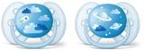 Chupeta AVENT Ultra Soft Dupla Decorada de 6 a 18 meses Azul