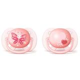 Chupeta Avent Ultra Soft Tamanho 1 0 a 6 Meses Rosa SCF223/20