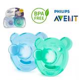 Chupeta Calmante Soothie Philips Avent Azul E Verde 0 Més +