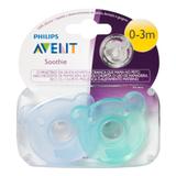 Chupeta Calmante Soothie Ursinho Philips Avent Azul Verde