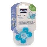 Chupeta Chicco Physio Comfort 6a12M com Porta Chupetas Azul