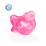 Chupeta Chicco Physio Soft Rosa Silicone Tamanho 2 12 Meses ou Mais