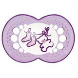 Chupeta Clear Mam Roxo Tamanho 2 6m+