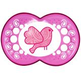 Chupeta Clear Silk Touch Girls - Fase 2 - Pink - MAM