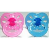 Chupeta com bico de silicone redonda Pepeta pote com 50 unidades - Produto nacional