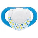 Chupeta Compact Azul Silicone Tam2 (6-12M) - Chicco