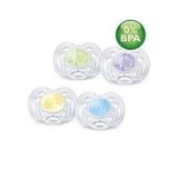 Chupeta Contemporânea Avent 6 A 18 Kit 2 Peças Com Capa Protetora