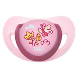 Chupeta de Silicone - Elegancy Orto - Tamanho 2 - Rosa - Lillo