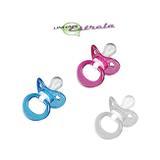 Chupeta Estrela Transparente Redondo 6+ Meses 25 und - Fly - Fly colors