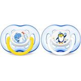 Chupeta Free FLOW AZUL Decorada 18+M Philips AVENT SCF186/24
