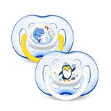 Chupeta Freeflow 18+ 2 un. Azul - Avent