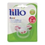 Chupeta Funny Silicone Ortodontico Rosa 0-6 Meses Lillo