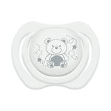 Chupeta lillo design clean orto silicone - tam2 branca