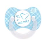 Chupeta lillo funny amor orto silicone - tam2 azul