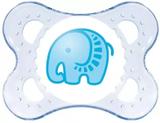 Chupeta Mam Clear 0-6m Silk Touck Boys 2431