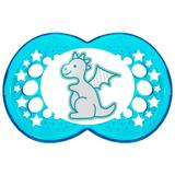 Chupeta Mam Clear Dragão Azul Tamanho 2 6m+ - 2333