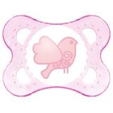 Chupeta Mam Clear Tamanho 1 0 a 6 Meses Pássarinho Rosa