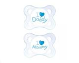 Chupeta Mam Mom E Dad 0-6 Silk Touck Boys 2931