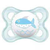 Chupeta Mam Pearl 0-6m Silk Touck Boys 2463