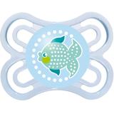 Chupeta Mam Perfect Peixinho Azul Tam. 1 0 a 6 meses - Kiddo
