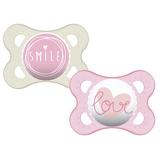 Chupeta MAM Sayngs 0-6 meses Pack com 2 - Menina