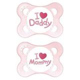 Chupeta MOM e DAD GIRLS 0-6 Meses MAM 2932 2 Unidades