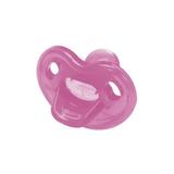 Chupeta Nuk 100 Silicone Soft Ortodôntica 0 à 6 Meses N.1 Rosa
