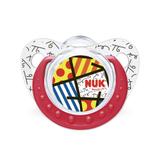 Chupeta Nuk Romero Britto Vermelha Tamanho 1 0 a 6 Meses