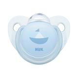 Chupeta nuk rose blue decorada - 6+ meses azul