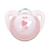 Chupeta nuk rose blue decorada - 6+ meses rosa