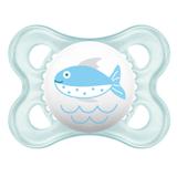 Chupeta Ortodôntica - Silk Touch - Pearl - Boys - 0 a 6 Meses - Peixe - MAM