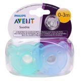 Chupeta Ortodôntica Soothie Meninos - 0 A 3 Meses - Avent