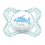 Chupeta Pearl Silk Touch Girls 0 a 6 meses Peixe - MAM