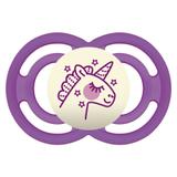 Chupeta - Perfect Night - Meninas - Únicornio com Estrelas - Fase 2 - Roxo - MAM