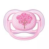 Chupeta Philips Avent 0-6 Meses Ultra Air Girls Decorada Arvore