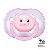 Chupeta Philips Avent 6-18 Meses Freeflow Gatinha