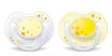 Chupeta Philips Avent 6-18 Meses Freeflow Noturna Amarela
