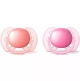 Chupeta Philips Avent 6-18 Meses Ultra Soft Meninas