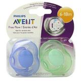 Chupeta philips avent azul/verde 6-18 meses tam.2