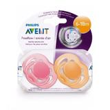 Chupeta philips avent rosa/laran 6-18 meses tam.2