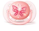Chupeta Philips Avent Ultra Soft Decorada 0 Á 6 Meses Rosa