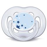 Chupeta Phillips Avent Noturna Azul 6 a 18 Meses