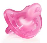 Chupeta Physio Soft Silicone Tam 1 (0-6m) - Chicco Rosa