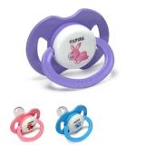 Chupeta Silicone assimetria tamanho 2 + 6 meses - Cefisa